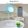 L4 Multifunctional Wireless Charging LED Desk Lamp with Bluetooth 5.0 Speaker(White)