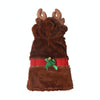 Christmas Reindeer Pet Costume, Plush Brown, Size M
