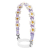 For 16-40oz Stanley Mug Lanyard Silicone Loop Boho Daisy Cute Flower Hand-Woven Mug Cover(Purple)