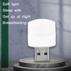 5 PCS 1W USB Power LED Eye Protection Mini Night Light(White Light)
