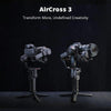 MOZA AirCross 3 Professional 3 Axis Handheld Anti-shake Gimbal Stabilizer for DSLR Camera, Load: 3.2kg, with Handbag (Black)
