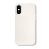 For iPhone XS Max Skin Feeling Jelly Series TPU + PC Full Coverage Phone Case(White)