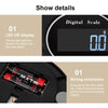 Home Kitchen Electronic Scale High Precision Stainless Steel Jewelry Scale, Style:No Edging, Specification:3kg/0.1g