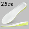 Sports Shock-absorbing Breathable Sweat-absorbing Inner Heightening Insole, Size: 41-42(2.5cm)