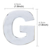 Car Vehicle Badge Emblem 3D English Letter G Self-adhesive Sticker Decal, Size: 4.5*4.5*0.5cm