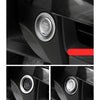 Car Engine Start Key Push Button Ring Trim Metal Sticker Decoration for Cadillac CT5 CT4 XT4 XT6 / Chevrolet Silverado (Silver)