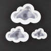 2 PCS Cloud DIY Mirror Silicone Mold, Specification: Small