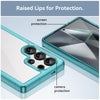 For Samsung Galaxy S25 Ultra 5G Colorful Series Acrylic Hybrid TPU Phone Case(Transparent Blue)