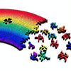 Rainbow Puzzle Irregularly Shaped Adult Wooden Puzzle Toy