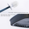 Household Toilet Brush Soft Bristle Wall-mounted Toilet Brush(Lotus Color)