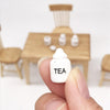 3 Sets 1:12 Mini Doll House Dollhouse Miniatures Furniture Food Play Tea Salt Jar 4 PCS / Set