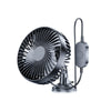 SUITU  12V/24V Mini Car Fan USB Charging Single Head Fan 360 Degree Cooling Fan, Style: Seat Back Model