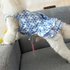 Cotton Maple Leaf Dog & Cat Skirt - Yellow - S