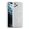 For iPhone 11 Pro Max MagSafe Frosted Translucent TPU + PC Full Coverage Phone Case(White)