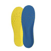 Shock Absorption Thickening Slow Rebound Soft and Comfortable Wicking Insole, Size:M(Yellow Bottom Mesh Dark Blue)