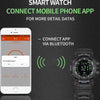 SPOVAN PR2 Men Multifunctional Waterproof Bluetooth Smart Electronic Watch(Black)
