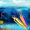 PROBEROS DW602 Long Casting Metal Sequins Lure Moth Sequins Warp Beak Fake Lure, Color: Color A(1.5g)