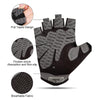 Outdoor Half-finger Cycling Fitness Non-slip Breathable Thin Sports Gloves, Size:S(Black)
