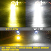 2 PCS V6 H11 DC9-36V 30W 3000LM IP65 Car LED Double Color Fog Light with 30LEDs SMD-2525 Lamp