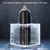 Car 12V Portable Inflatable Cylinder Pedal Pointer Air Pump with Light & Tool Box