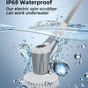 7 In 1 Automatic Water Spray Electric Spin Scrubber 53 Inch Cordless Rechargeable Cleaning Brush