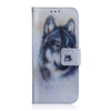 For Xiaomi Poco F6 Pro Coloured Drawing Flip Leather Phone Case(White Wolf)