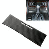 Car Carbon Fiber Cigarette Lighter Panel Frame Decorative Sticker for Volkswagen Touareg 2011-2018