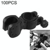 100 PCS 360 Degrees Rotation Mount Holder Clip Clamp, for Bicycle Bike Flashlight