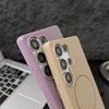 For Samsung Galaxy S25+ 5G Glossy TPU Shockproof MagSafe Phone Case(Purple)