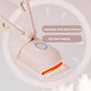 Electric Heated Eyelash Curler Temperature Adjustable Quick Heat Eyelash Curling Clamp(White)