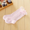 Baby Princess Tall Princess Socks with Lace Bow, Suitable Age:0-2 Years Old(Black)