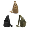 Outdoor Sports Multifunctional Laser Cutting Crossbody Bag(Black)