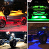 18W DC 12-24V 1.2A LED Double Row Car Bottom Light / Chassis Light / Yacht Deck Atmosphere Light (Green Light)