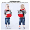 Kids 3D Animal Velvet Backpacks Children Cartoon Kindergarten Toys Gifts School Bags(Pig)