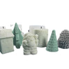 DIY Christmas Candle Aromatherapy Gypsum Silicone Mold, Shape: Christmas Gift