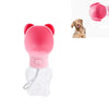 Portable Dog Water Bottle 500ml, Pink - Leakproof & Travel-Friendly