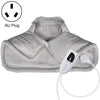 Electric Heated Thermal Shawl On The Back And The Neck AU Plug(Creamy-white)