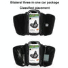 WEST BIKING Bicycle Hard Shell Front Beam Reflective Bilateral Phone Case(Black)