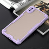 For iPhone XS Max Armor Glaze PC Hybrid TPU Phone Case(Purple)
