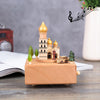Christian Auditorium Shape Home Decor Originality  Wooden Musical  Boxes