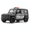 1:36 Off-road Police Car Ambulance Model Boy Car Toy With Sound and Light(Black)