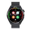 MD3MAX 1.39 inch Round Screen Steel Strap Smart Watch Supports Heart Rate Monitoring/Blood Oxygen Monitoring(Black)
