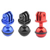 PULUZ  CNC Aluminum Ball Head Adapter Mount for GoPro, Insta360, DJI and Other Action Cameras, Diameter: 2.5cm(Red)