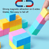ARTCOLOR 20pcs /Pack 2cm Cube Magnetic Teaching Aids Cube Toys For Elementary School Students