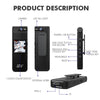 2K Mini Spy Camera Pen Recorder 1080P HD Video Audio Pocket Cam Black