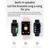 HT5 1.57 inch IPS Touch Screen IP68 Waterproof Smart Watch, Support Sleep Monitoring / Heart Rate Monitoring / Body Temperature Monitoring / Bluetooth Call(Pink)