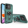 For iPhone 11 Metal Rotating Bracket TPU + PC Magnetic Phone Case(Green)