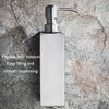 Hotel Stainless Steel Soap Dispenser Home Wall Mounted No Punch Press To Soap Bottle, Style: Square 1 Barrel