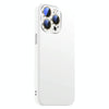 For iPhone 13 Pro Max Nano Lens Cover Liquid Silicone Phone Case(White)