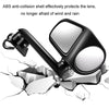 Car Auxiliary Mirror Multi-Function Wide-Angle Rear View Reversing Mirror(Black Left)